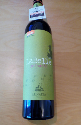 Lunaria "La Belle - Malvasia" IGP Tierre di Chieiti ", biologische wijn Demeter